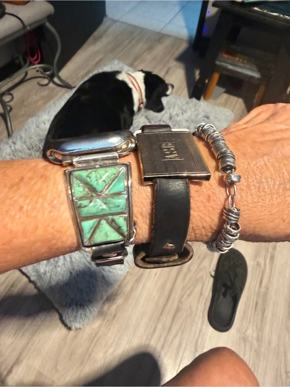 APPLE WATCHBAND/Vintage/Native American/SS/turquoise
